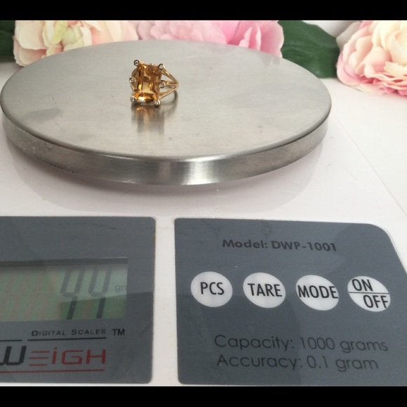 14k CITRINE RING - Picture 5 of 6